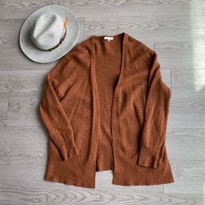 Madewell Long Rust Cardigan